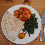 Roti kip masala met een EI!