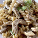 Pasta met shoarma